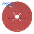 Aluminum Oxide Fiber Disc with Cross Hole